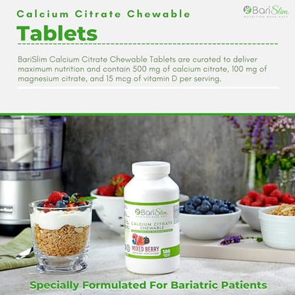 BariSlim Bariatric Calcium Citrate with Magnesium and Vitamin D Tabs - 500 mg of Calcium BariSlimBuy Supplements Australia