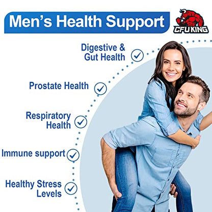 Probiotics for Men, 500 Billion CFU + 12 Strains Men's Probiotic with Turmeric Cranberry CFUKINGBuy Supplements Australia