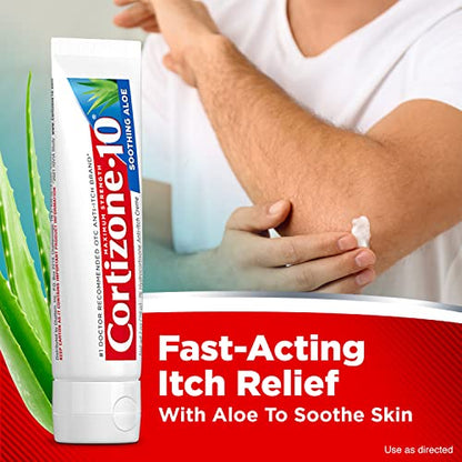 Cortizone 10 Maximum Strength Anti-Itch Cream with Soothing Aloe, 1% Hyd Cortizone 10Buy Supplements Australia