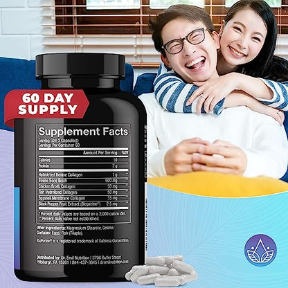 DR EMIL NUTRITION Multi Collagen Pills - 180 Capsules - Collagen Supplements to Support DR EMIL NUTRITIONBuy Supplements Australia