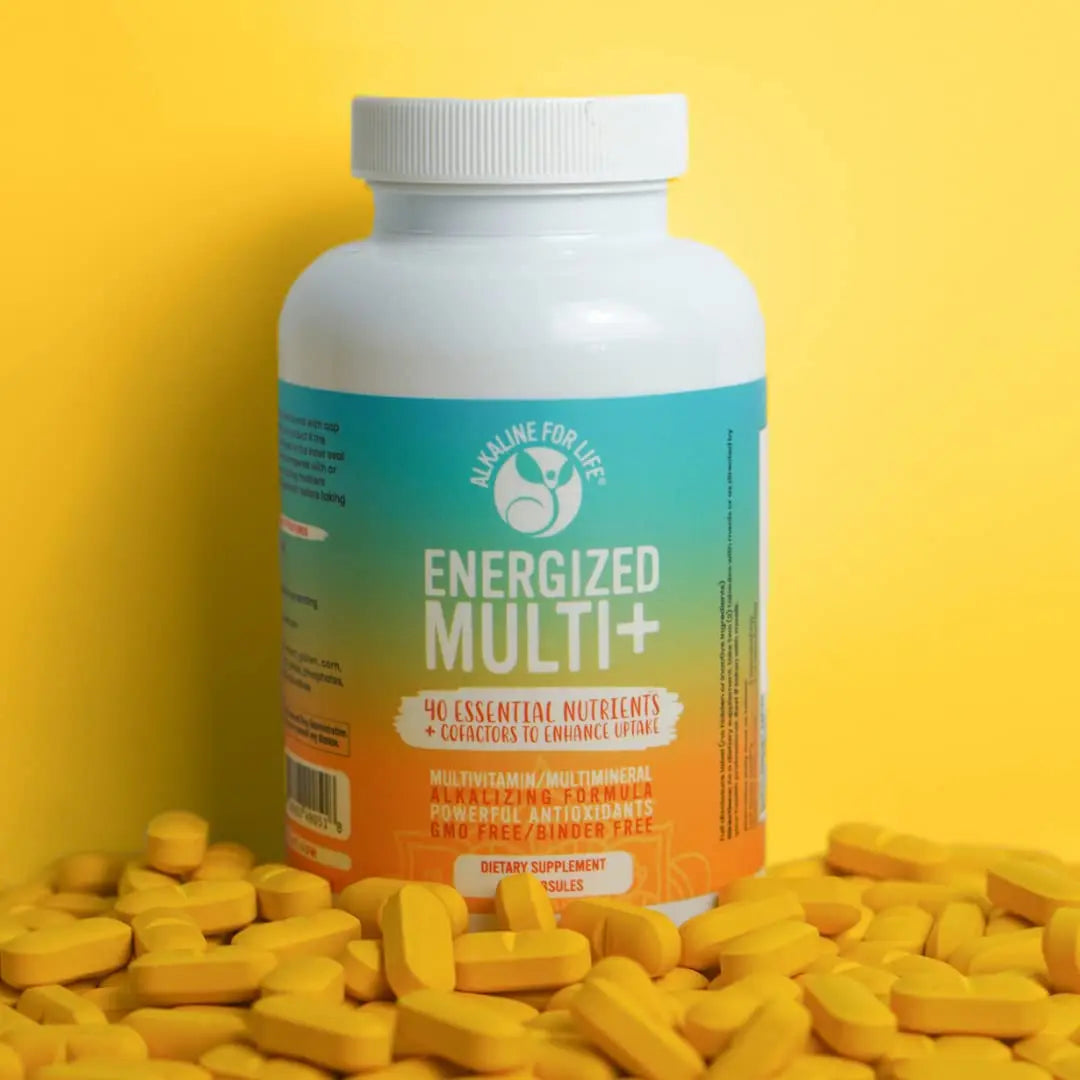 Energized Multi - Potent Multivitamin with 40 Fully Bioavailable Nutrients B Complex Vitamins, Vitamin D, Vitamin C, Vitamin K, Zinc, Quercetin Alkaline for LifeBuy Supplements Australia