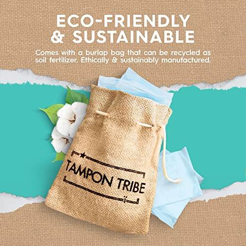 Tampon Tribe - Organic Cotton Pads with Wings for Women, Chemical-Free Breathable Sanitary Pads Tampon TribeBuy Supplements Australia