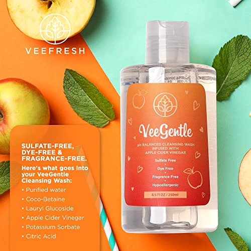 VeeFresh - VeeGentle Feminine Wash pH Balance for Women Wash with Apple Cider Vinegar VeeFreshBuy Supplements Australia