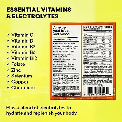 EBOOST Energy Drink & Electrolyte Powder, 20 Packets - Super Powder Orange EBOOSTBuy Supplements Australia