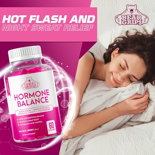Hormone Balance for Women - PMS Relief Gummies and Bloating Relief for Women Bear GripsBuy Supplements Australia