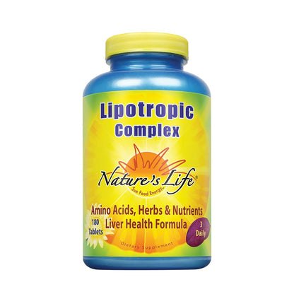 Nature's Life Lipotropic Complex | Comprehensive Support for Healthy Liver Function | with Choline & Inositol | Non-GMO | 180 Vegetarian Tablets Nature's LifeBuy Supplements Australia