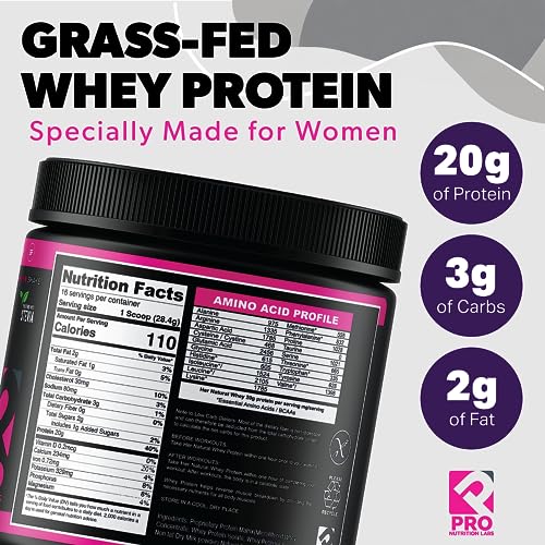 PRO NUTRITION LABS Whey Protein Vanilla Powder for Women - Supports Lean Muscle PRO NUTRITION LABSBuy Supplements Australia