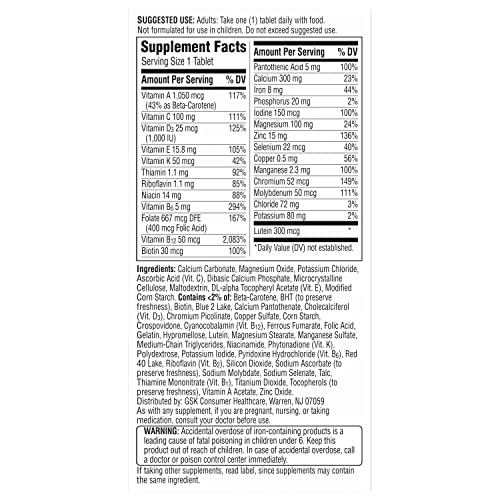 Centrum Silver Women's Multivitamin for Women 50 Plus, Multivitamin/Multimineral Supplement with Vitamin D3, B Vitamins, Non-GMO Ingredients CentrumBuy Supplements Australia