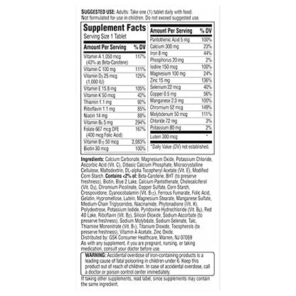 Centrum Silver Women's Multivitamin for Women 50 Plus, Multivitamin/Multimineral Supplement with Vitamin D3, B Vitamins, Non-GMO Ingredients CentrumBuy Supplements Australia