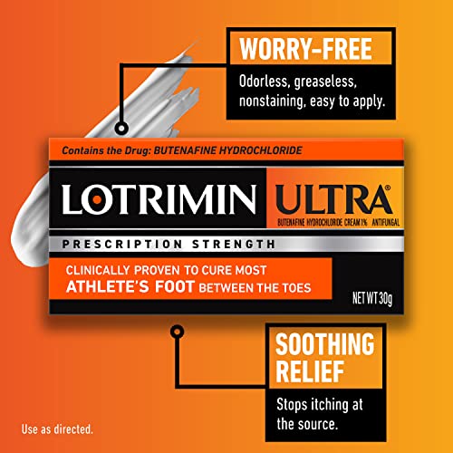 Lotrimin Ultra 1 Week Athlete's Foot Treatment - Antifungal Cream, 30 Gram LotriminBuy Supplements Australia