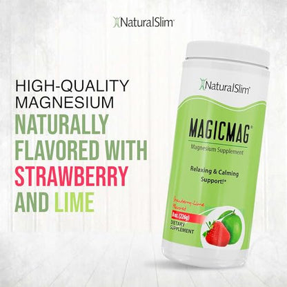 NaturalSlim Magicmag Pure Magnesium Citrate Powder – Stress, Constipation, Muscle NaturalSlimBuy Supplements Australia