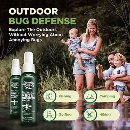 Deet-Free Insect & Mosquito Repellent Pack of 2 (8 oz) – Nice Smelling Medella NaturalsBuy Supplements Australia