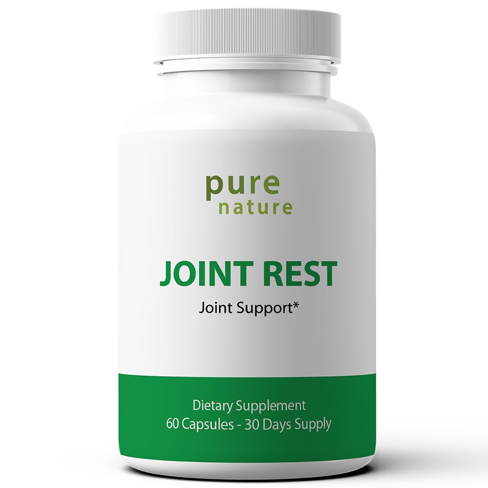 PureNature Joint Rest - Joint Support Supplement with Glucosamine, Chondroitin, Boswellia, MSM, Turmeric, Bromelain, – 60 Capsules PureNature PlusBuy Supplements Australia