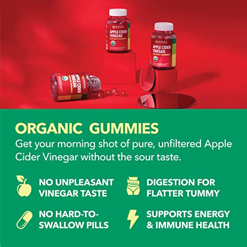 HAVASU NUTRITION Organic Apple Cider Vinegar Gummies with The Mother | Metabolism Stomach Control & Energy Support | Vegan & Non-GMO Natural Apple Flavor | 30 Count HAVASU NUTRITIONBuy Supplements Australia