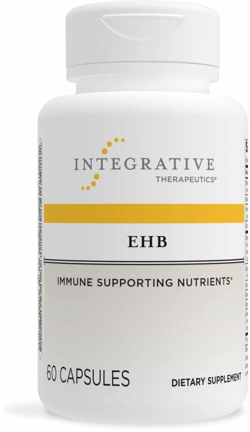 Integrative Therapeutics EHB - Immune Support Supplement with Vitamins A, C & B6* - Mineral Support with Zinc - Dairy-Free & Gluten-Free - 60 Capsules (20 Servings) Integrative TherapeuticsBuy Supplements Australia