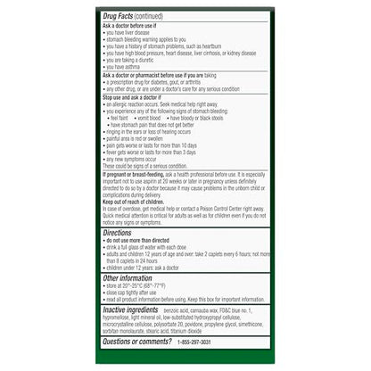 Excedrin Extra Strength Pain Relief Caplets for Headache Relief, Acetaminophen 250mg, Aspirin 250mg, Caffeine 65mg, Pain Reliever, 200 Count ExcedrinBuy Supplements Australia