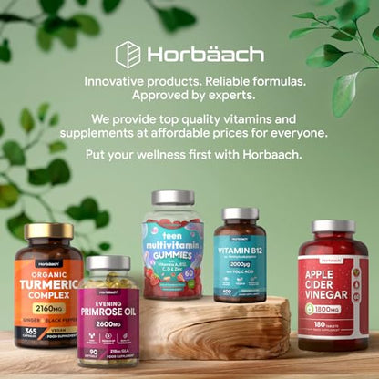 Vitamin B6 and B12 Tablets High Strength | 60 Count | with 100mg of Vitamin B6 HorbäachBuy Supplements Australia