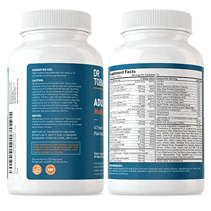 Dr. Tobias Adult Multivitamin for Women & Men, Energy & Immune Support from 42 Fruits Dr. TobiasBuy Supplements Australia