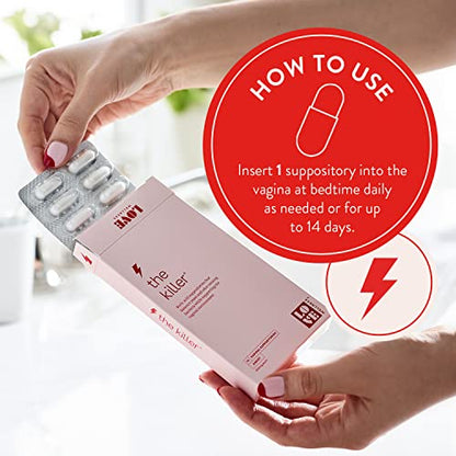Love Wellness Boric Acid Suppositories for Women, The Killer | Vaginal Love WellnessBuy Supplements Australia