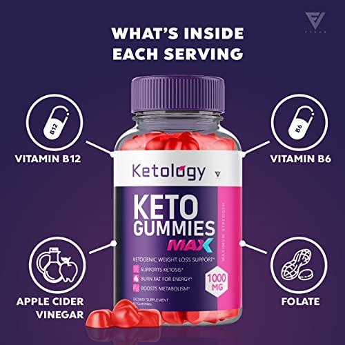 (2 Pack) Ketology Keto ACV Gummies Advanced Weight Loss Ketosis Supplement FyvusBuy Supplements Australia