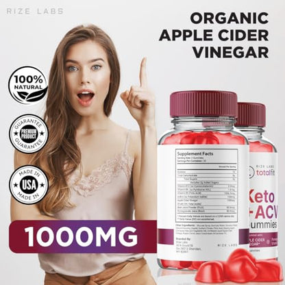 (2 Pack) Total Fit Keto ACV Gummies Advanced Weight Loss, Total Fit Keto ACV + BCB Gummies rize labsBuy Supplements Australia