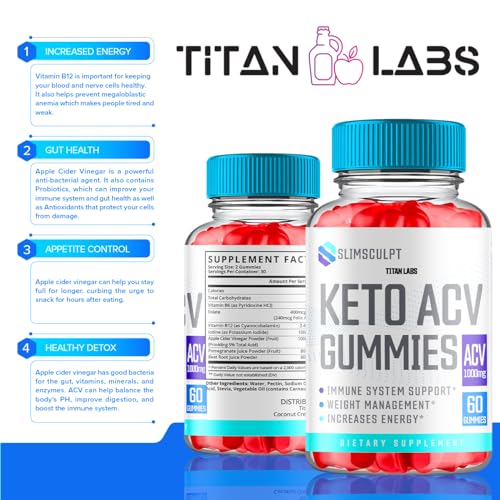 Slimsculpt Keto ACV Gummies, Slim Sculpt Keto ACV Gummies Advanced Weight Loss 1000MG Titan LabsBuy Supplements Australia