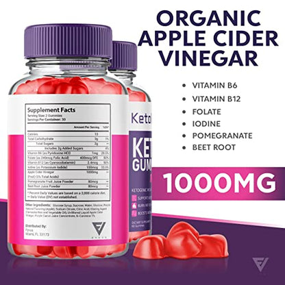 (2 Pack) Ketology Keto ACV Gummies Advanced Weight Loss Ketosis Supplement FyvusBuy Supplements Australia