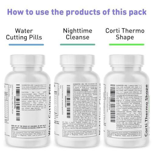 Sculpt Shred Cleanse Detox as 3x Action Diet Pills for Puffiness Belly Bloating & Loss of Waste Youth & TonicBuy Supplements Australia