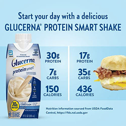 Glucerna - 30G, Vanilla, 12 Count GlucernaBuy Supplements Australia