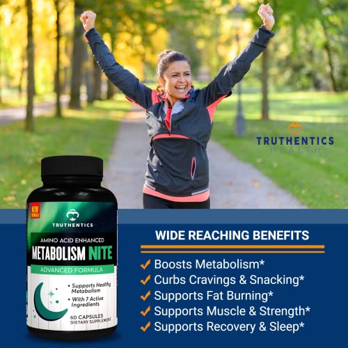 TRUTHENTICS Night Metabolism Booster for Men & Women - Night Time Fat Burner TRUTHENTICSBuy Supplements Australia