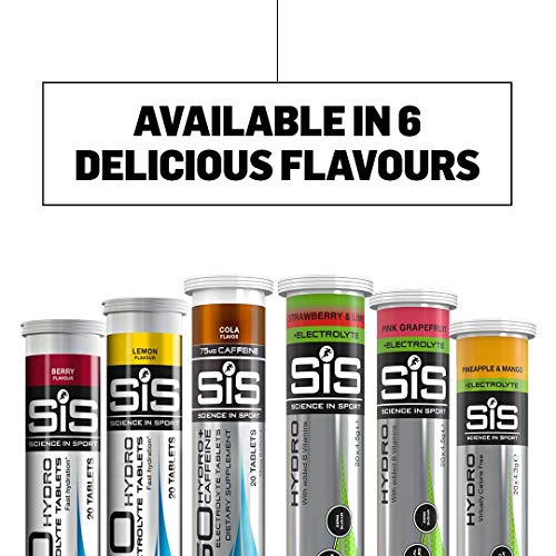 Science In Sport Hydro Hydration Tablets, Gluten-Free, Zero Sugar, Pink Grapefruit Science in SportBuy Supplements Australia