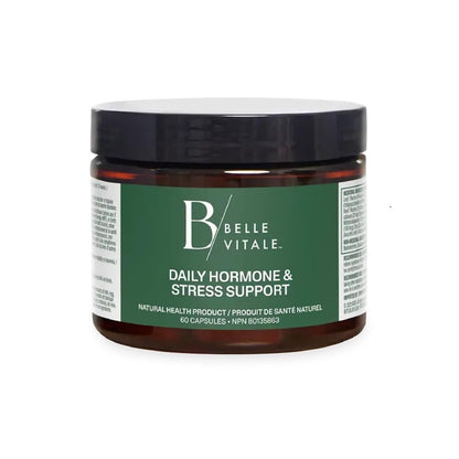 BODi Belle Vitale Daily Hormone & Stress Support - Ashwagandha & Rhodiola - Helps Combat Stress & Supports Healthy Cortisol Levels - Vitamin B12 Help Energy Metabolism & Immune Health - 60 Capsules BODiBuy Supplements Australia