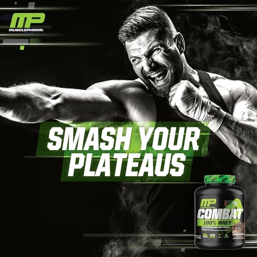 MusclePharm Combat 100% Whey, Chocolate Milk - 5 lb Protein Powder - Gluten Free Muscle PharmBuy Supplements Australia