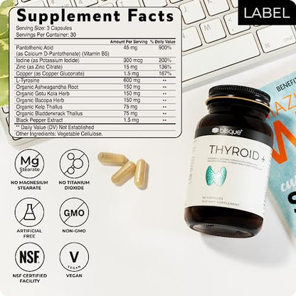 Blisque – Thyroid Support Supplement Complex for Healthy Metabolism and Increased Energy BlisqueBuy Supplements Australia