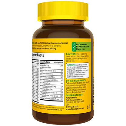 Nature Made Multivitamin Tablets with Iron, Multivitamin for Women and Men Nature MadeBuy Supplements Australia