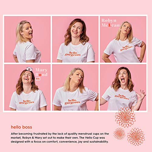 The Hello Cup Extra Small Menstrual Cup, BPA Free, Reusable, Hypoallergenic, Recyclable THE HELLO CUPBuy Supplements Australia