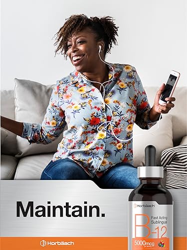 B-12 | 5000mcg | 4oz | Natural Berry Flavor Fast-Acting Sublingual Liquid Vitamin HorbäachBuy Supplements Australia