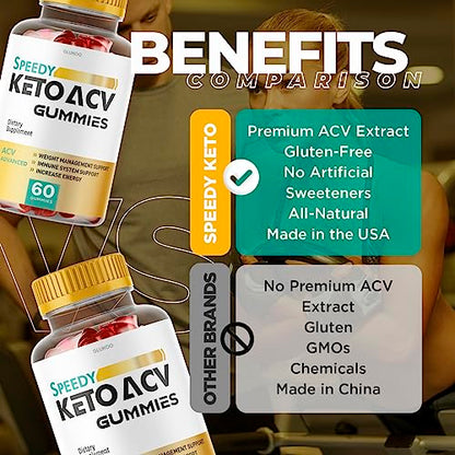 (2 Pack) Speedy Keto ACV Gummies, Speedy ACV Gummies, Speedy Keto Gummies GlukooBuy Supplements Australia