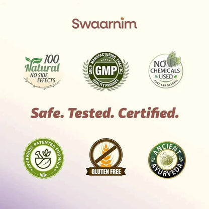 Swaarnim UTI Care, Ayurvedic Healthy Supplements for Women Health, Rich in Natural Extracts, 100% Natural - No Added Chemicals and Gluten Free, 120 Capsules SwaarnimBuy Supplements Australia