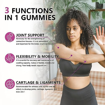 UPNEUTRI Glucosamine Chondroitin Gummies Sugar Free, Extra Strength 1500mg Glucosam UPNEUTRIBuy Supplements Australia