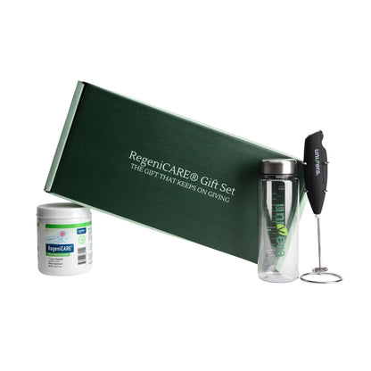 Holiday Gift Set, Joint Support with Univestin®, Glucosamine, Chondroitin & MSM — Bottle & Frother Included, Green Apple Flavor, 30 Servings UniveraBuy Supplements Australia