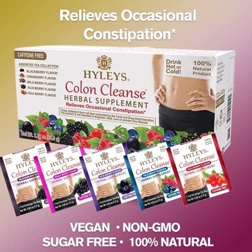 Hyleys Colon Cleanse Tea Assorted Flavors - 42 Tea Bags (12 Pack - 504 Tea Bags Total) HYLEYSBuy Supplements Australia