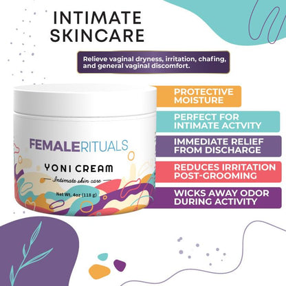 FEMALE RITUALS Vulva Moisturizing Cream - Vulva Care Balm - Clinically Tested Vaginal Moisturizer FEMALE RITUALSBuy Supplements Australia