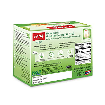 FITNE Green Tea Herbal Honey Lemon With Garcinia Senna Infusion Gentle Detox Cleanse FITNÈBuy Supplements Australia