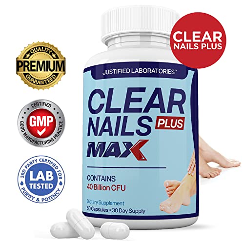 Justified Laboratories (3 Pack) Clear Nails Plus Max Pills 40 Billion CFU Probiotic 60 Caps Justified LaboratoriesBuy Supplements Australia