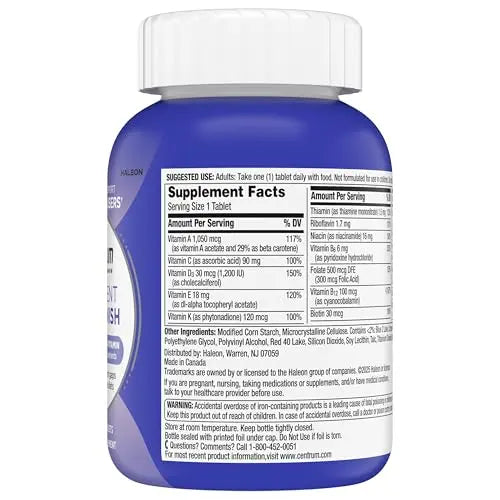 Centrum Nutrient Replenish GLP-1 Nutrition Support Multivitamin for Whole Body Health and Appearance - 180 Tablets, 6 Month Supply CentrumBuy Supplements Australia